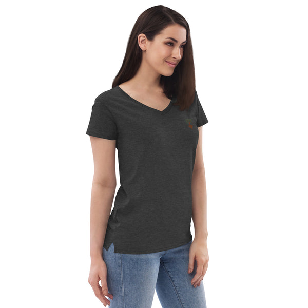 Women’s recycled v-neck t-shirt