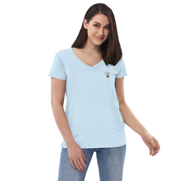 Women’s recycled v-neck t-shirt