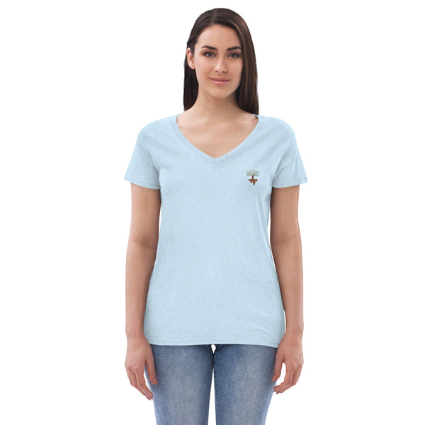 Women’s recycled v-neck t-shirt