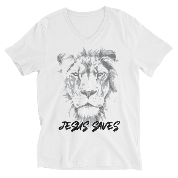 Jesus saves  V-Neck T-Shirt